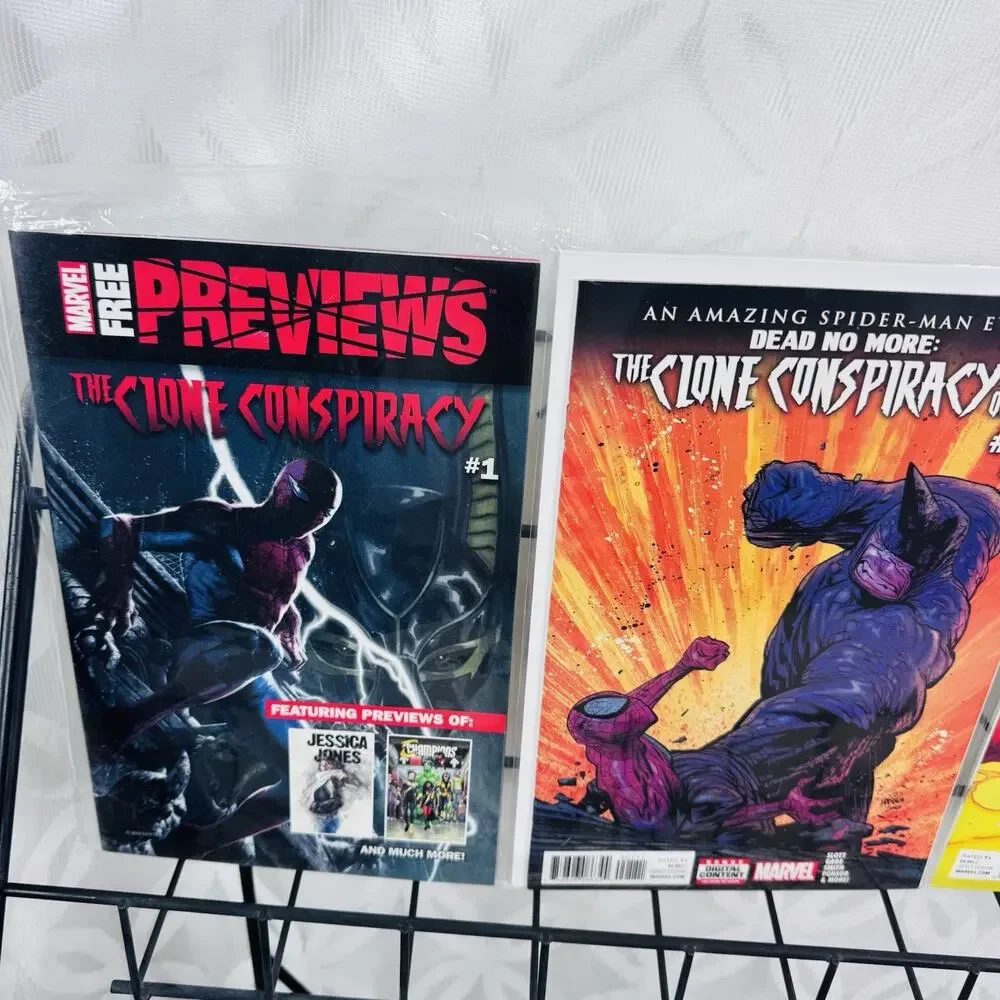 Dead No More Clone Conspiracy 1-5 Omega & Previews Lot Spider-Man Key‎ Variant